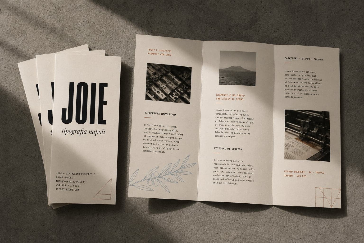 Brochure pieghevoli